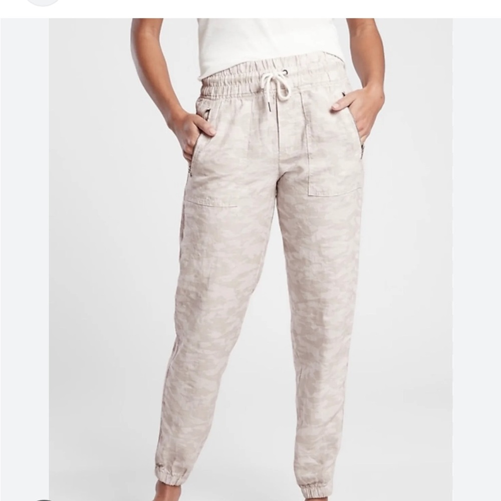 Athleta Linen Joggers